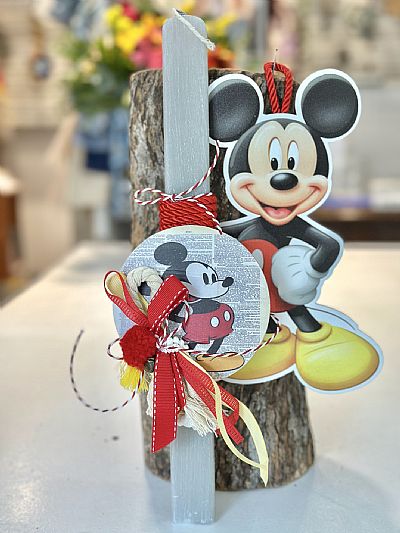 ΠΑΣΧΑΛΙΝΗ ΑΡΩΜΑΤΙΚΗ ΛΑΜΠΑΔΑ ΜΕ ΚΑΔΡΑΚΙ MICKEYS 