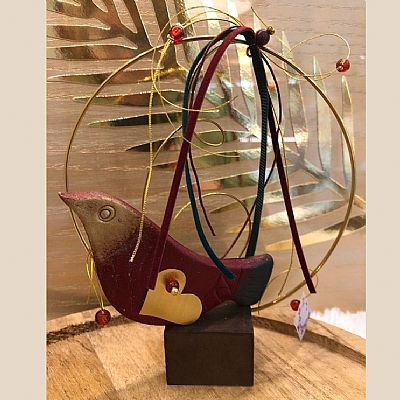 ΧΕΙΡΟΠΟΙΗΤΟ ΧΡΙΣΤΟΥΓΕΝΝΙΑΤΙΚΟ ΔΙΑΚΟΣΜΗΤΙΚΟ ΑΠΟ ΜΕΤΑΛΛΟ ΚΑΙ ΞΥΛΟ