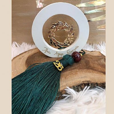 ΧΕΙΡΟΠΟΙΗΤΟ ΧΡΙΣΤΟΥΓΕΝΝΙΑΤΙΚΟ ΔΙΑΚΟΣΜΗΤΙΚΟ ΑΠΟ ΜΕΤΑΛΛΟ ΚΑΙ ΜΑΡΜΑΡΟ