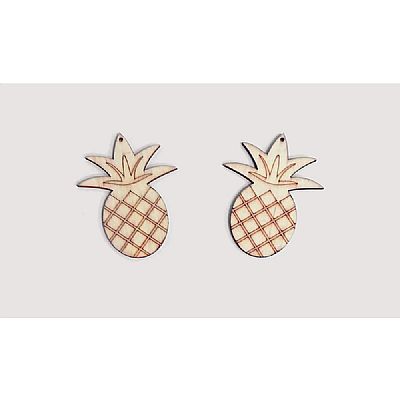 ΞΥΛΙΝΟΣ ΑΝΑΝΑΣ 8cm-ΣΥΣΚ.25τμχ