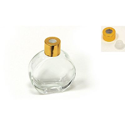 ΜΠΟΥΚΑΛΑΚΙ ΓΥΑΛΙΝΟ 7.2cm x 9cm ΓΙΑ ΑΡΩΜΑΤΙΚΟ ΧΩΡΟΥ 70ml 