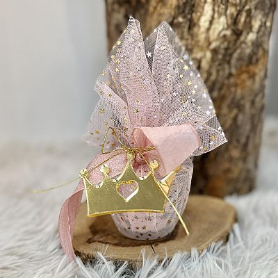 ΜΠΟΜΠΟΝΙΕΡΑ ΒΑΠΤΙΣΗΣ ΒΑΖΑΚΙ ΜΕ ΚΕΡΙ ΚΑΙ ΚΟΡΩΝΑ